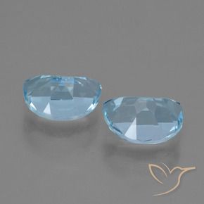 2.10 ct natürliche Swiss Blue Topas-Edelsteine, Fantasie, VVS