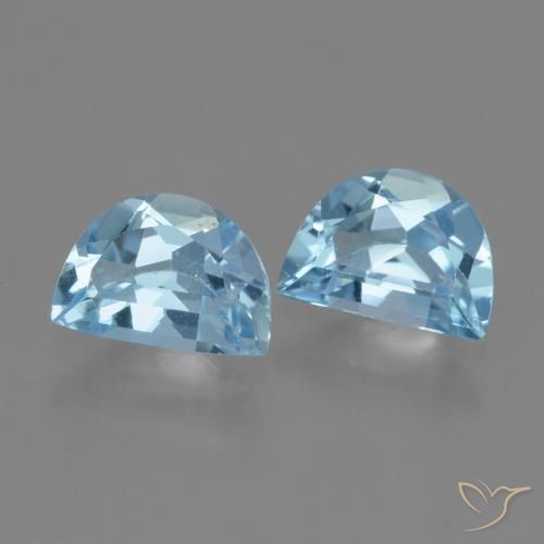 2.01 ct natürliche Swiss Blue Topas-Edelsteine, Fantasie, VVS-VS
