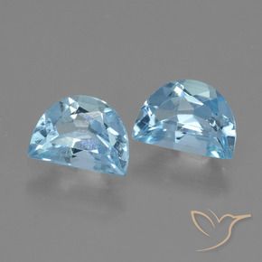 1.89 ct natürliche Himmerlblau Topas-Edelsteine, Fantasie, VS
