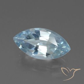 9,17 ctw natürlicher Himmerlblau Topas, Marquise, VVS