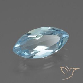 9,17 ctw natürlicher Himmerlblau Topas, Marquise, VVS