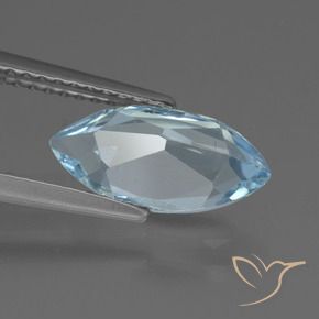 9,17 ctw natürlicher Himmerlblau Topas, Marquise, VVS