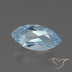 9,17 ctw natürlicher Himmerlblau Topas, Marquise, VVS-VS