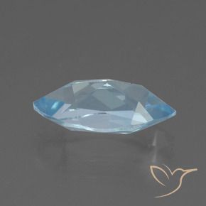 9,17 ctw natürlicher Himmerlblau Topas, Marquise, VVS-VS