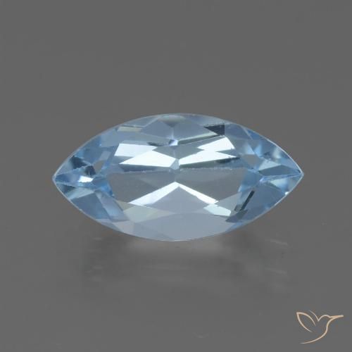 2.37ct Natürlicher Himmerlblau Topas, Marquise, VVS