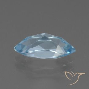 9,17 ctw natürlicher Himmerlblau Topas, Marquise, VVS