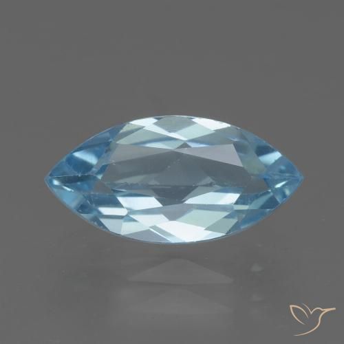 2.19ct Natürlicher Swiss Blue Topas, Marquise, VVS-VS