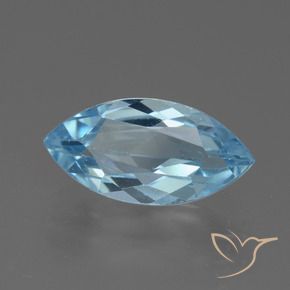 9,17 ctw natürlicher Swiss Blue Topas, Marquise, VVS-VS