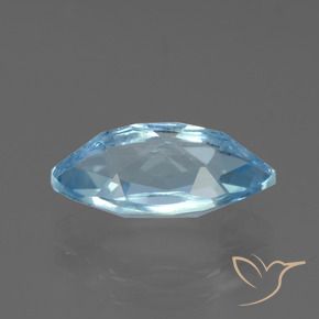 9,17 ctw natürlicher Himmerlblau Topas, Marquise, VVS
