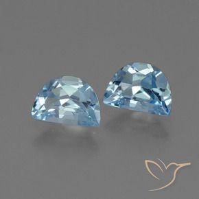 1.99 ct natürliche Swiss Blue Topas-Edelsteine, Fantasie, VVS-VS