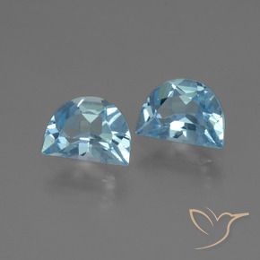 2.02 ct natürliche Swiss Blue Topas-Edelsteine, Fantasie, VVS-VS