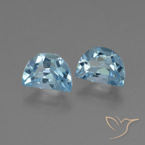 2.21 ct natürliche Himmerlblau Topas-Edelsteine, Fantasie, VVS-VS