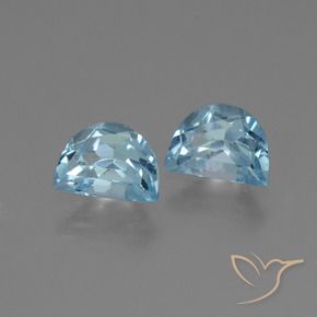 2.06 ct natürliche Swiss Blue Topas-Edelsteine, Fantasie, VVS-VS