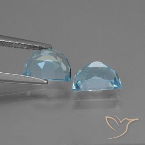2.06 ct natürliche Swiss Blue Topas-Edelsteine, Fantasie, VVS-VS