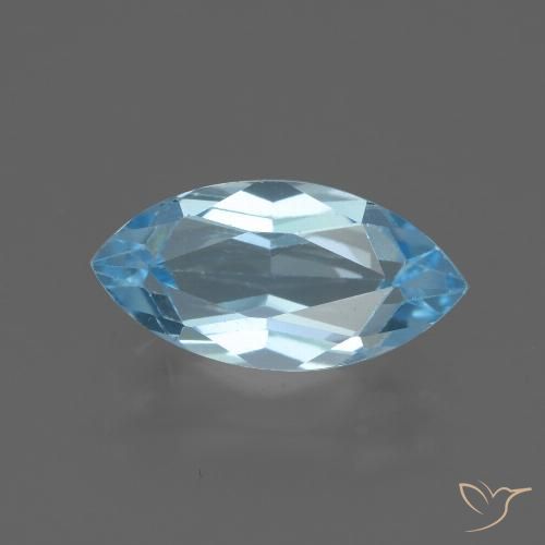 2.52ct Natürlicher Himmerlblau Topas, Marquise, VVS