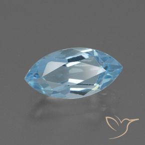 9,17 ctw natürlicher Himmerlblau Topas, Marquise, VVS