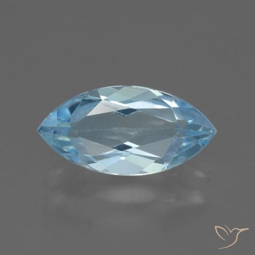 2.36ct Natürlicher Himmerlblau Topas, Marquise, VVS-VS