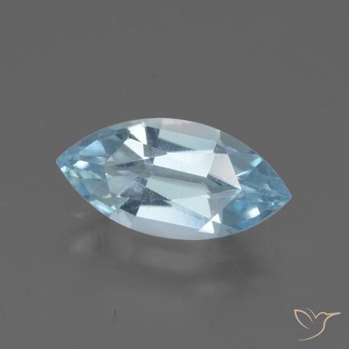 2.09ct Natürlicher Himmerlblau Topas, Marquise, VVS-VS