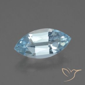 9,17 ctw natürlicher Himmerlblau Topas, Marquise, VVS-VS