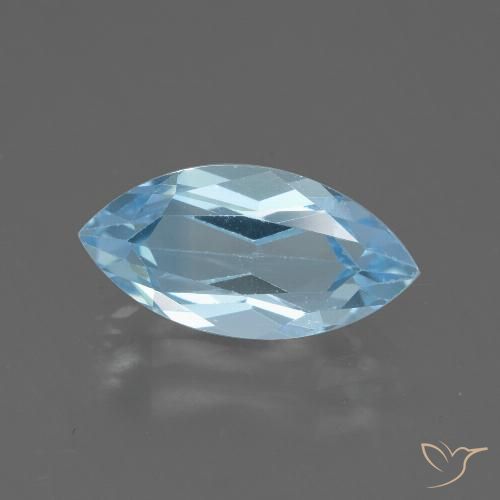 2.40ct Natürlicher Himmerlblau Topas, Marquise, VVS