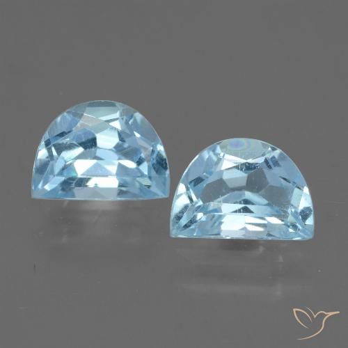 2.11ctw Natürlicher Himmerlblau Topas, Fantasie, VS