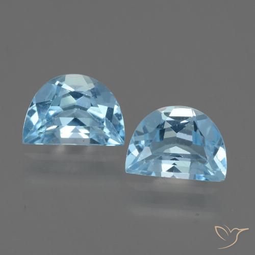 1.86ctw Natürlicher Himmerlblau Topas, Fantasie, VVS-VS
