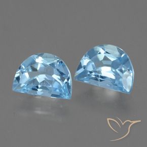 2.11 ct natürliche Swiss Blue Topas-Edelsteine, Fantasie, VS