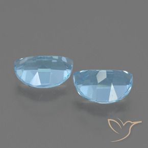 2.11 ct natürliche Swiss Blue Topas-Edelsteine, Fantasie, VS