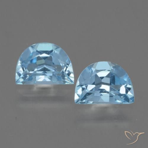 2.03ctw Natürlicher Swiss Blue Topas, Fantasie, VVS-VS
