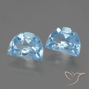 2.03 ct natürliche Swiss Blue Topas-Edelsteine, Fantasie, VVS-VS