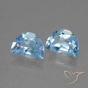 1.68 ct natürliche Himmerlblau Topas-Edelsteine, Fantasie, VVS-VS