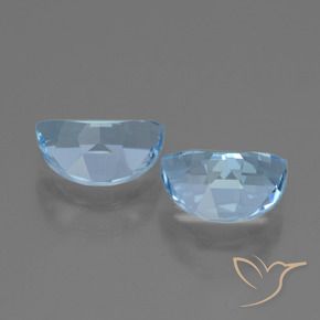 1.86 ct natürliche Swiss Blue Topas-Edelsteine, Fantasie, VS