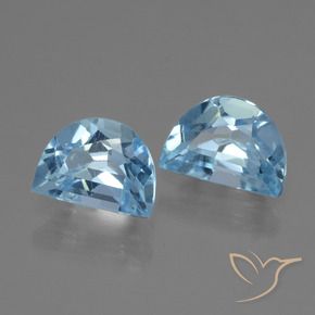2.09 ct natürliche Swiss Blue Topas-Edelsteine, Fantasie, VVS-VS