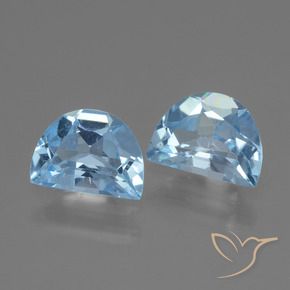 1.91 ct natürliche Swiss Blue Topas-Edelsteine, Fantasie, VVS-VS