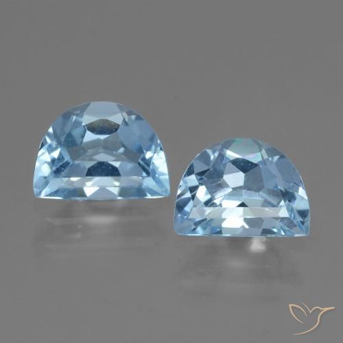 2.00ctw Natürlicher Himmerlblau Topas, Fantasie, VVS-VS