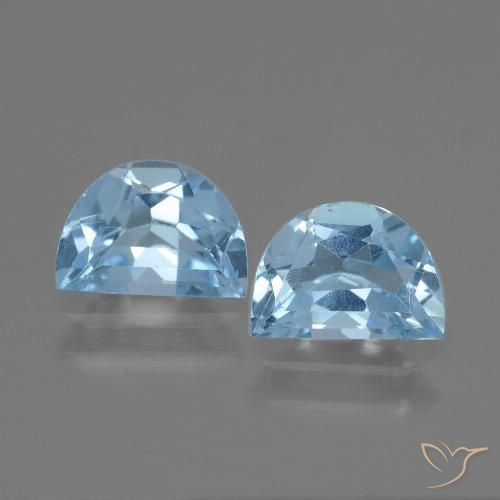 1.92ctw Natürlicher Swiss Blue Topas, Fantasie, VS
