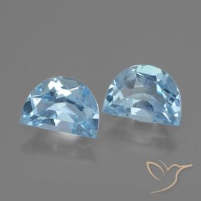 1.92 ct natürliche Swiss Blue Topas-Edelsteine, Fantasie, VS