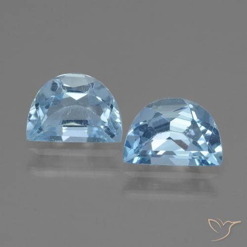 1.86ctw Natürlicher Swiss Blue Topas, Fantasie, VS
