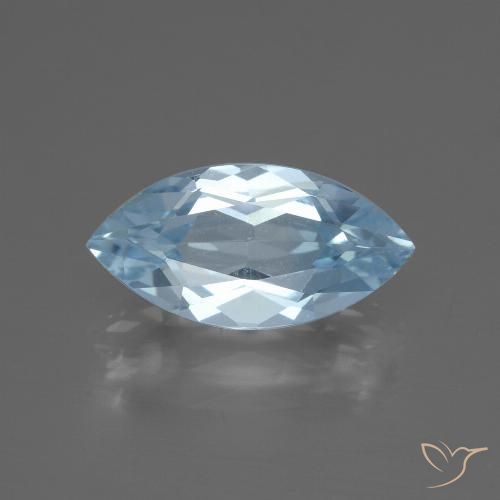 2.47ct Natürlicher Himmerlblau Topas, Marquise, VVS