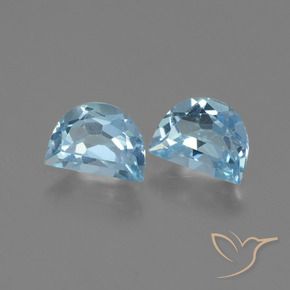 2.02 ct natürliche Himmerlblau Topas-Edelsteine, Fantasie, VS