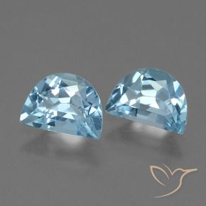 1.94 ct natürliche Swiss Blue Topas-Edelsteine, Fantasie, VS