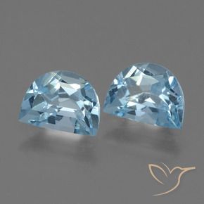 2.17 ct natürliche Himmerlblau Topas-Edelsteine, Fantasie, VS
