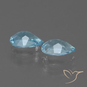 1.72 ct natürliche Himmerlblau Topas-Edelsteine, Birnenform, VVS-VS