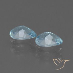 1.66 ct natürliche Himmerlblau Topas-Edelsteine, Birnenform, VVS-VS