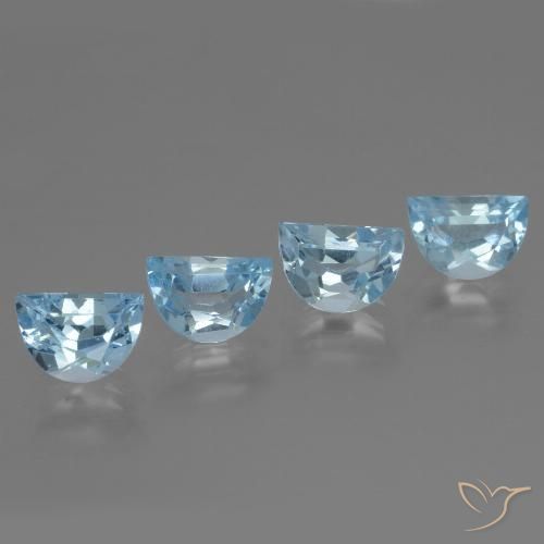 3.98ctw Natürlicher Himmerlblau Topas, Fantasie, VS