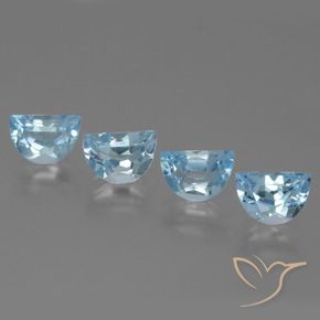 3.98 ct natürliche Himmerlblau Topas-Edelsteine, Fantasie, VS