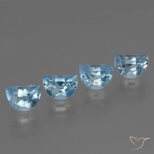 3.87ctw Natürlicher Himmerlblau Topas, Fantasie, VS
