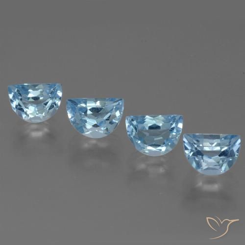 4.46ctw Natürlicher Himmerlblau Topas, Fantasie, VS