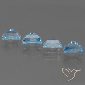 4.46 ct natürliche Himmerlblau Topas-Edelsteine, Fantasie, VS