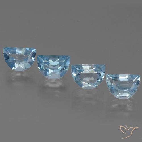 4.30ctw Natürlicher Himmerlblau Topas, Fantasie, VS